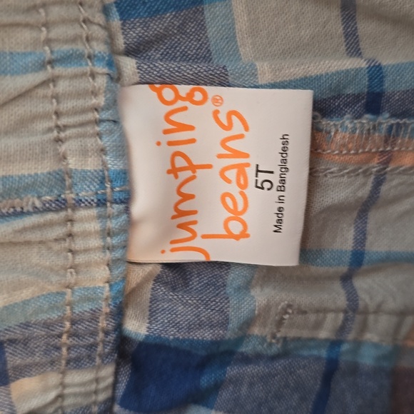 JUMPING BEANS TODDLER BOYS BLUE PLAID SHORTS SIZE 5T - Picture 6 of 10